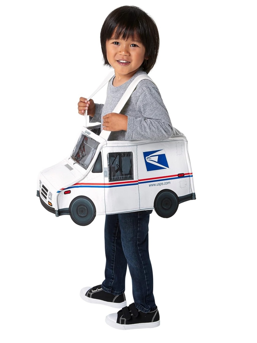 Toddler 4T USPS Delivery Truck | Foam Costume Halloween By Rubies. New